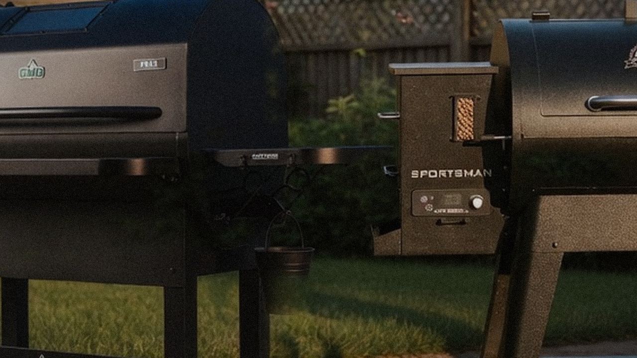 Close comparison of the Green Mountain Grills Peak controller next to the Pit Boss Navigator 850 controller