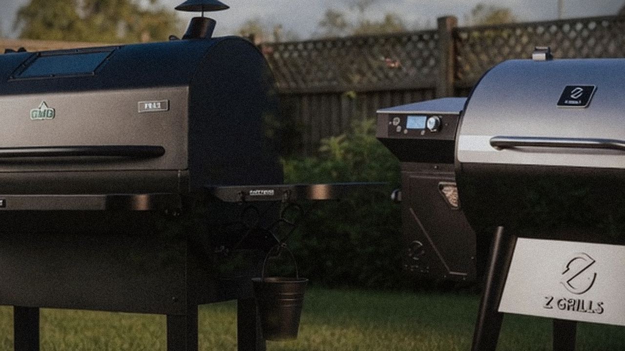 Green Mountain Grills Peak and Z Grills 700 Series (ZPG-7002) starting up, controllers lit