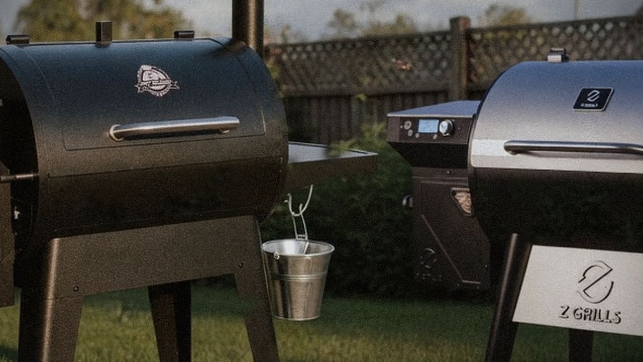 Pit Boss Sportsman and Z Grills 700 Series (ZPG-7002) starting up, controllers lit