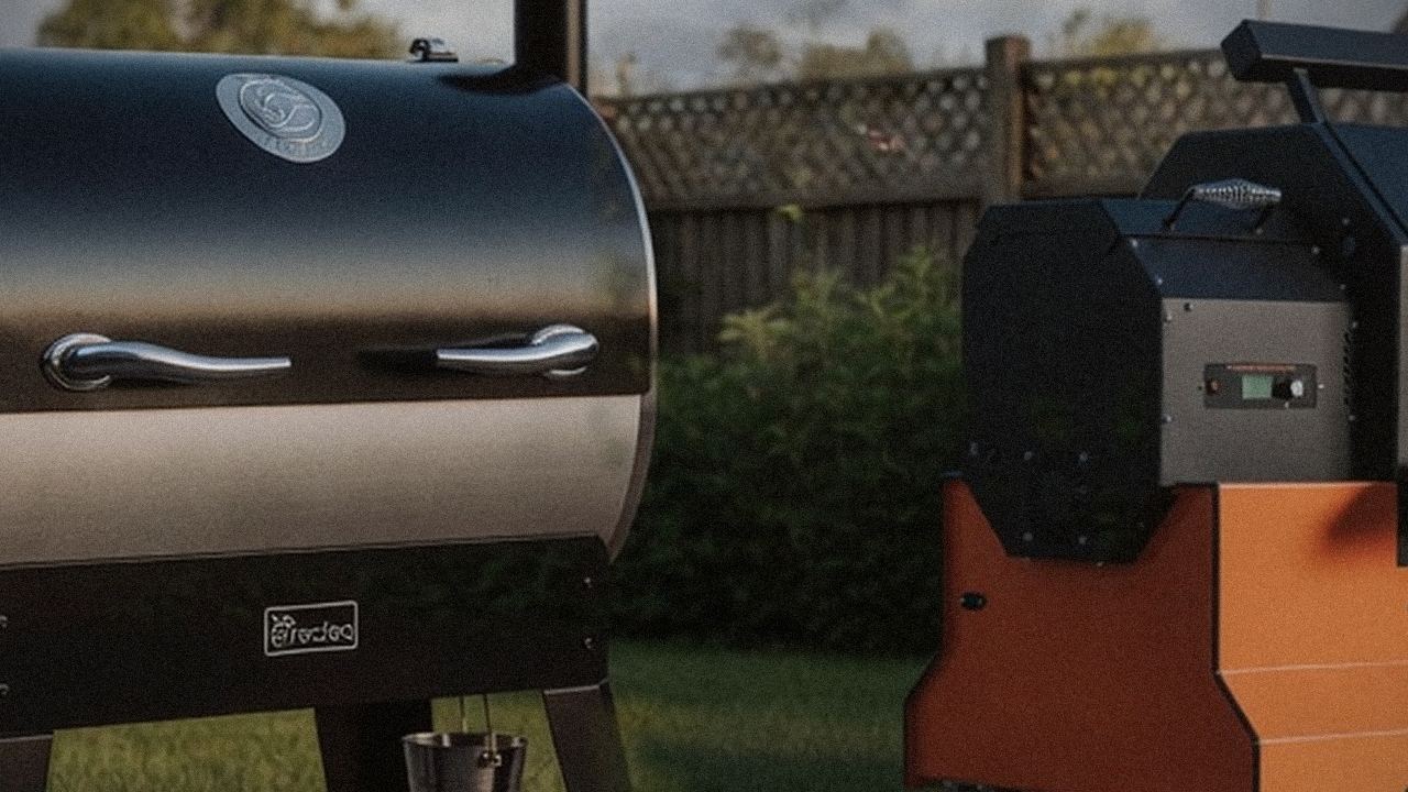 recteq Flagship 1600 and Yoder Smokers YS640s starting up, controllers lit
