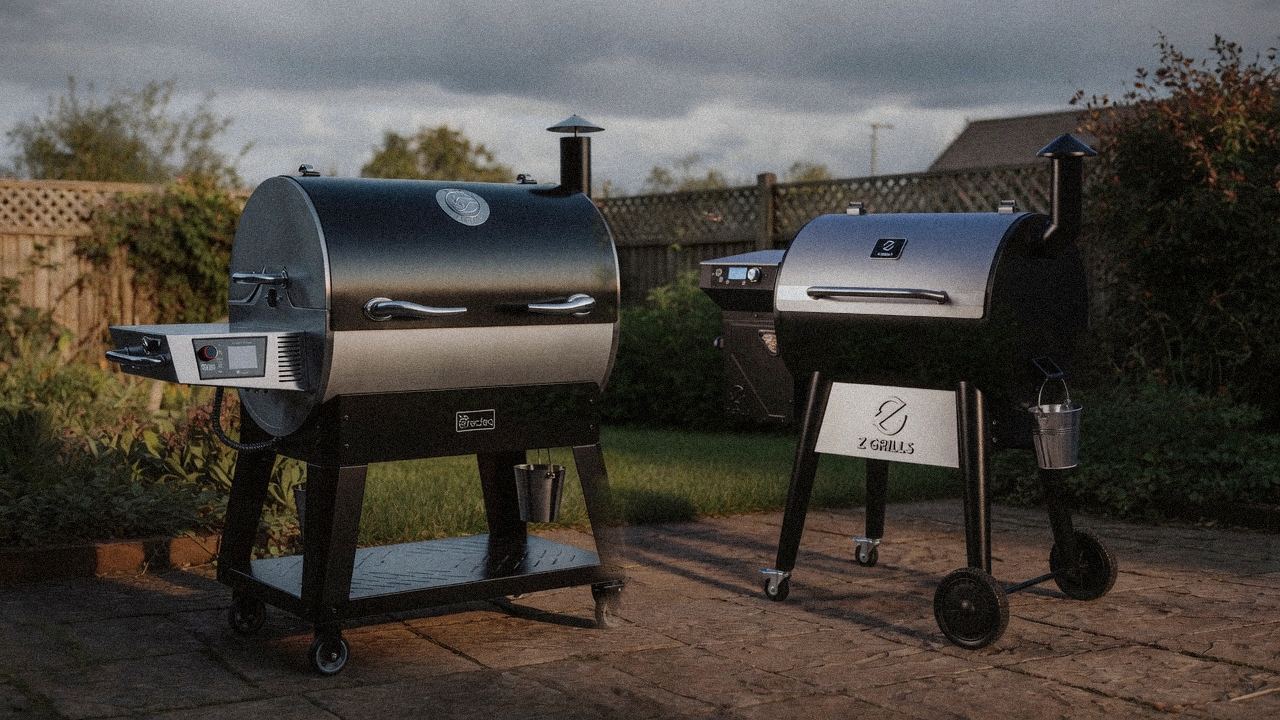 Morning patio with the recteq Flagship 1600 and the Z Grills 700 Series (ZPG-7002), unboxing-day mood