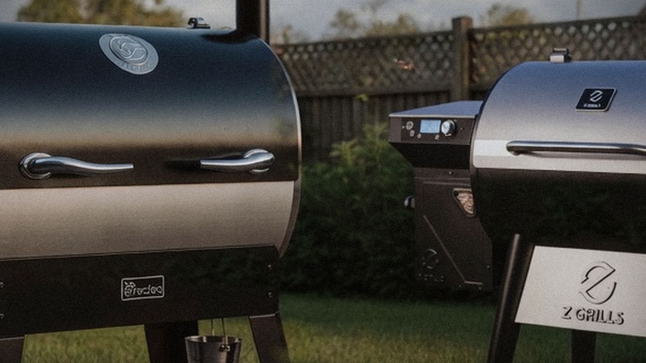recteq Flagship 1600 and Z Grills 700 Series (ZPG-7002) starting up, controllers lit