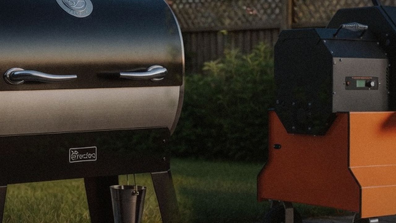 recteq Flagship 1600 versus Yoder YS640s on a dusk patio