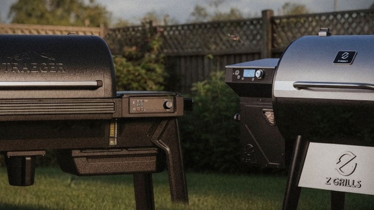 Traeger Pro 780 and Z Grills 700 Series (ZPG-7002) starting up, controllers lit