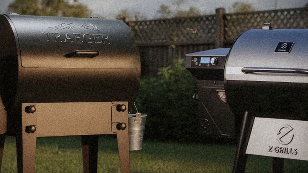 Traeger Tailgater 20 and Z Grills 700 Series (ZPG-7002) starting up, controllers lit