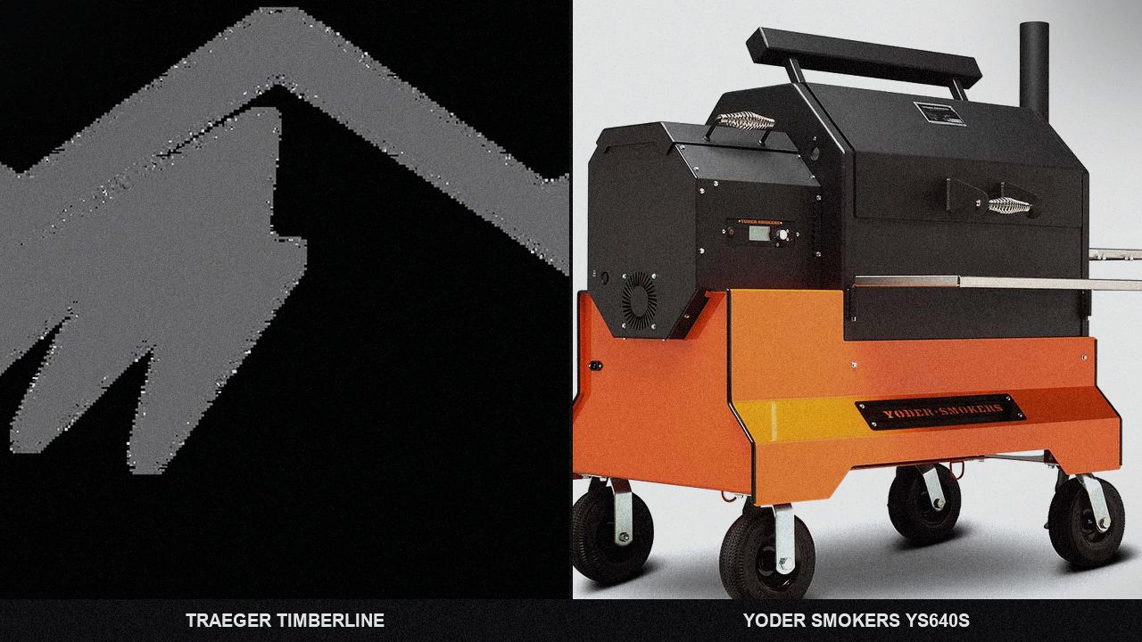 Morning patio with the Traeger Timberline and the Yoder Smokers YS640s, unboxing-day mood
