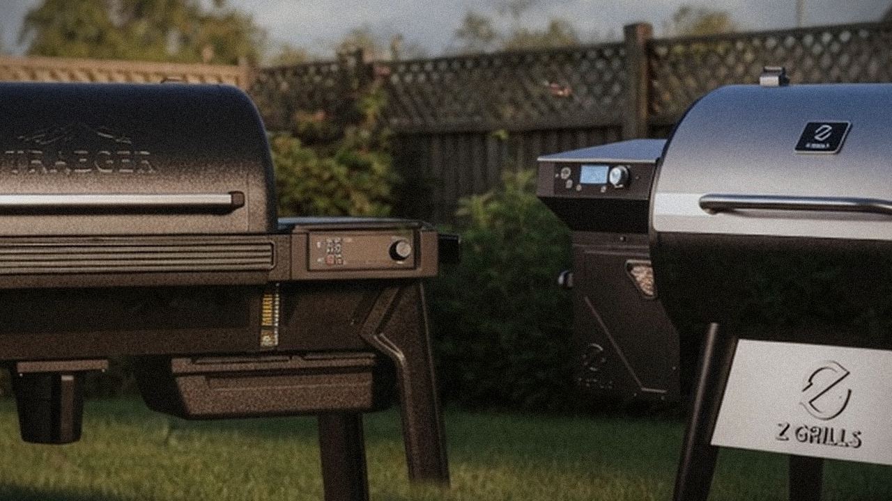 Traeger Woodridge Pro and Z Grills 700 Series (ZPG-7002) starting up, controllers lit