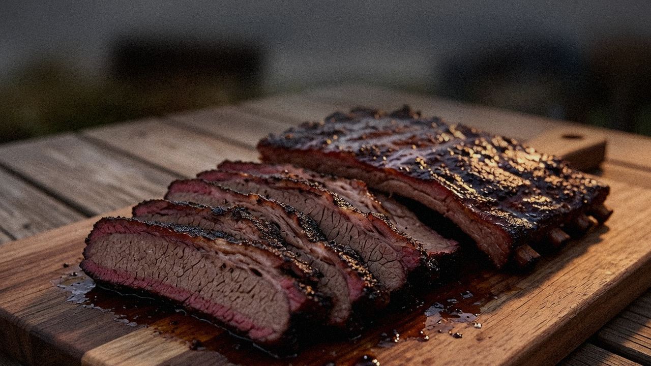 Finished cook results from the Weber Searwood XL 600 and Green Mountain Grills Peak test