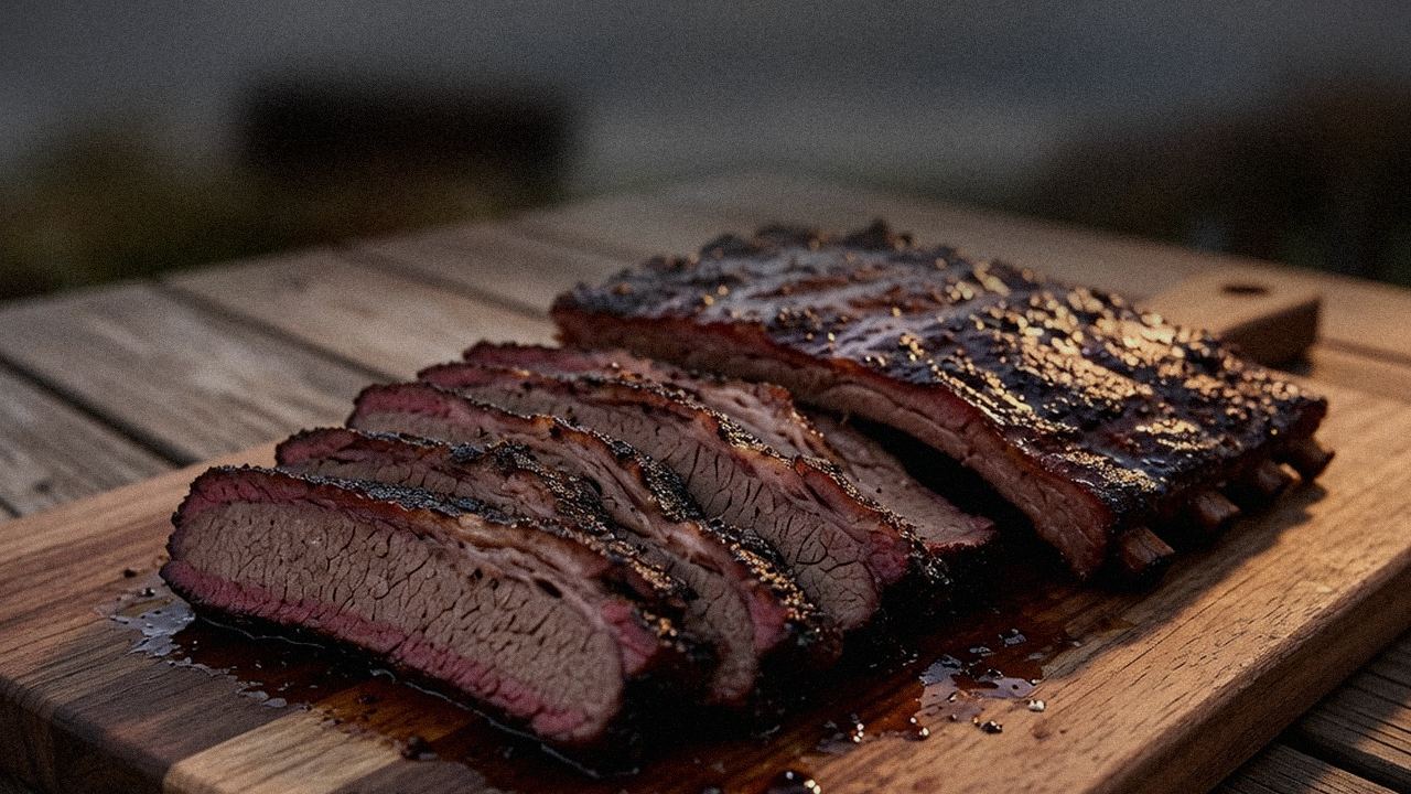 Finished cook results from the Weber Searwood XL 600 and Green Mountain Grills Trek test