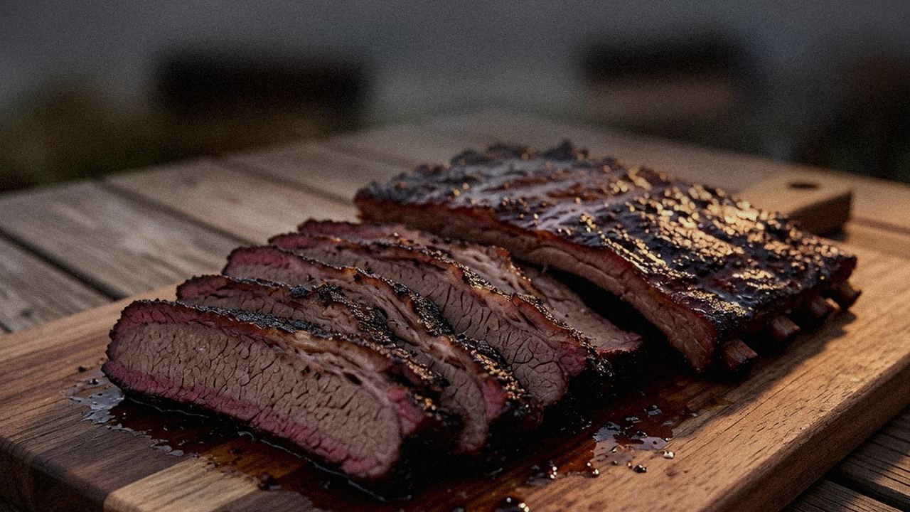 Finished cook results from the Weber Searwood XL 600 and Traeger Pro 780 test
