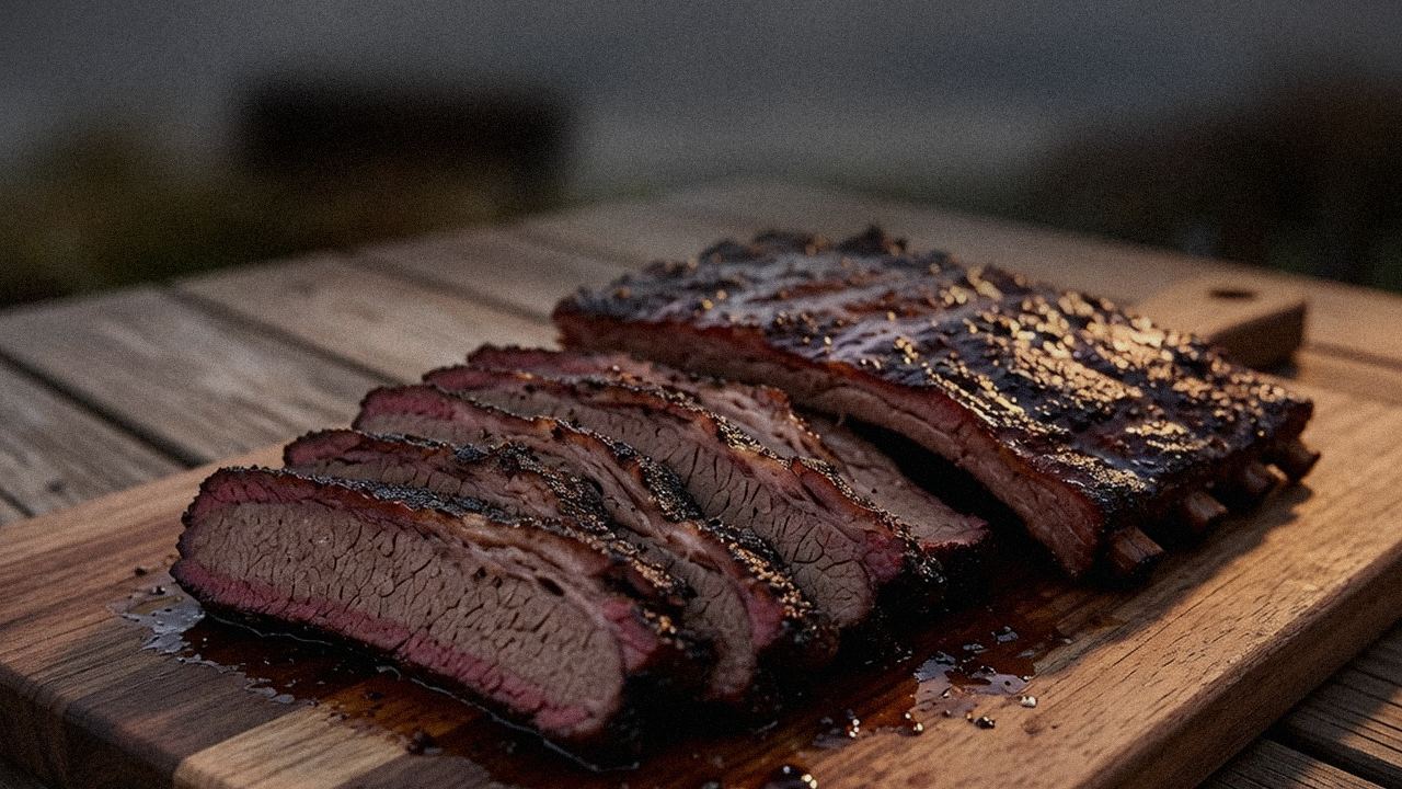 Finished cook results from the Weber Searwood XL 600 and Traeger Tailgater 20 test